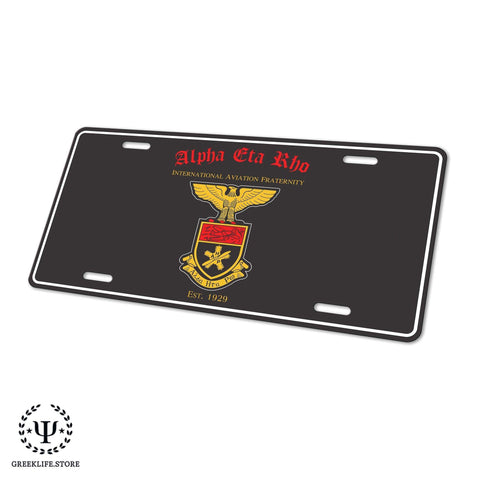 Alpha Eta Rho Decorative License Plate