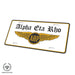 Alpha Eta Rho Decorative License Plate - greeklife.store