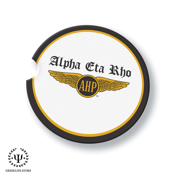 Alpha Eta Rho Car Cup Holder Coaster (Set of 2) - greeklife.store