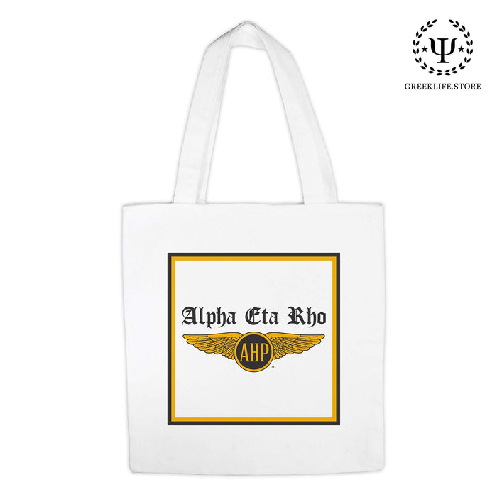 Alpha Eta Rho Market Canvas Tote Bag - greeklife.store