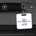 Alpha Omega Epsilon Luggage Bag Tag (square) - greeklife.store