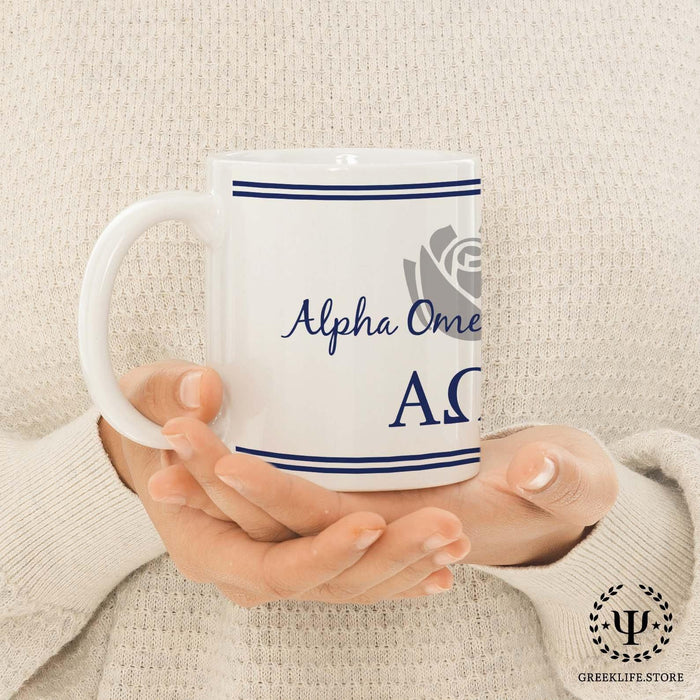 Alpha Omega Epsilon Coffee Mug 11 OZ - greeklife.store