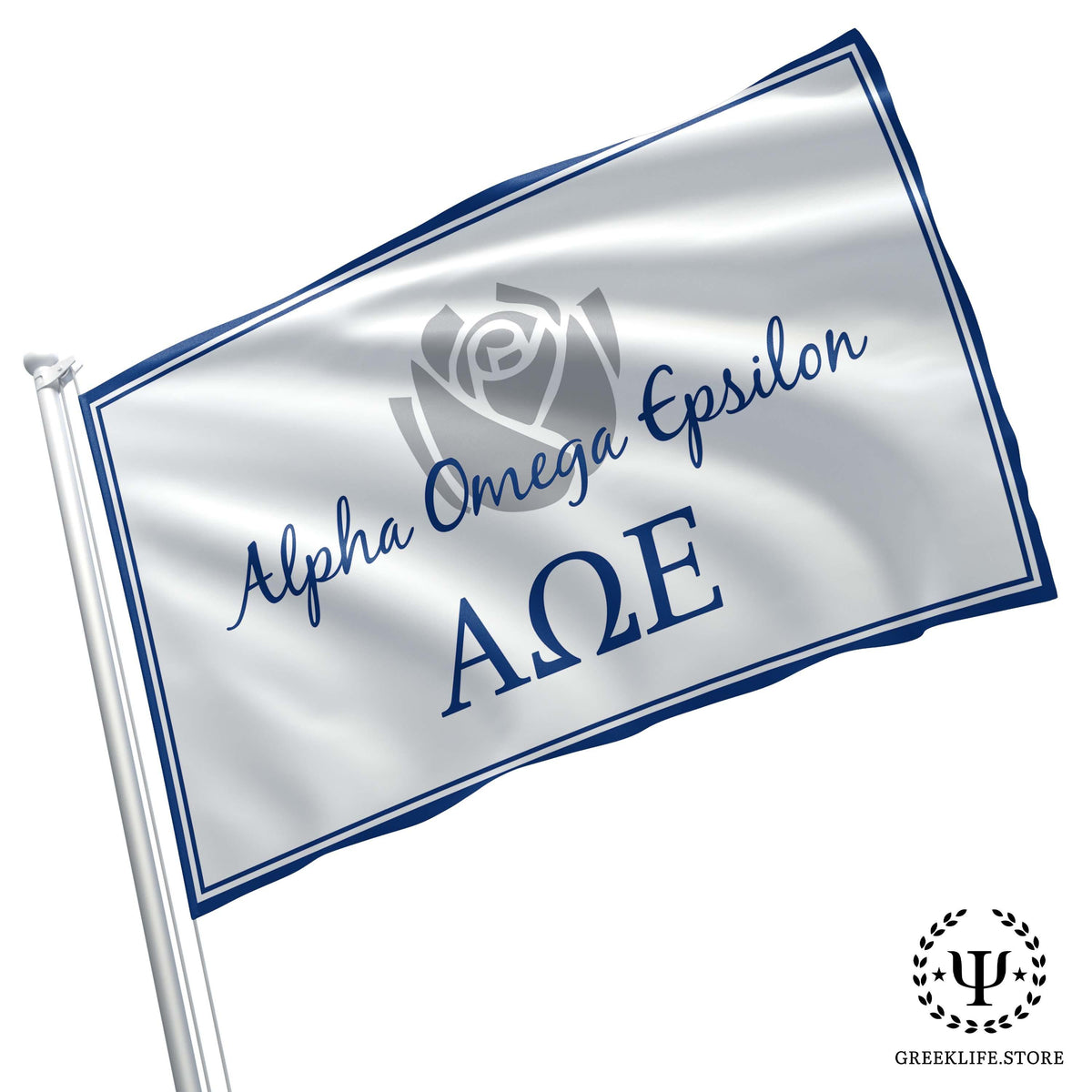 Alpha Omega Epsilon Flags and Banners GreekLife.Store