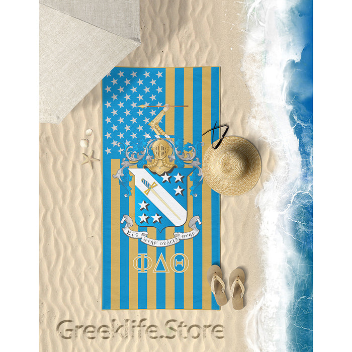 Phi Delta Theta Beach & Bath Towel Rectangle 30″ × 60″