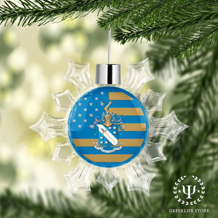 Phi Delta Theta Christmas Ornament - Snowflake - greeklife.store