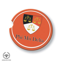 Phi Mu Delta Car Cup Holder Coaster (Set of 2)