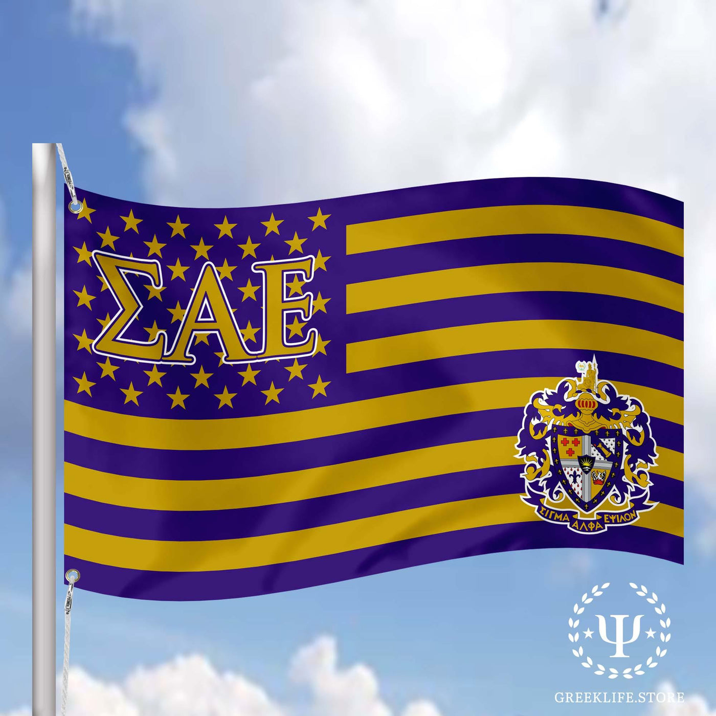 Sigma Alpha Epsilon Flags And Banners — Greeklifestore