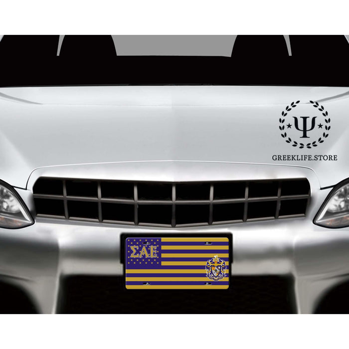Sigma Alpha Epsilon Decorative License Plate - greeklife.store