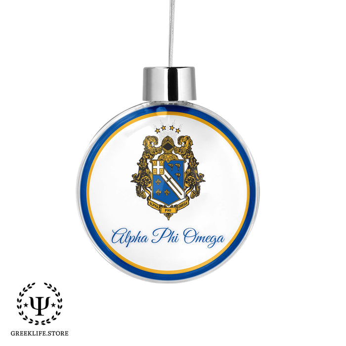 Alpha Phi Omega Christmas Ornament - Ball