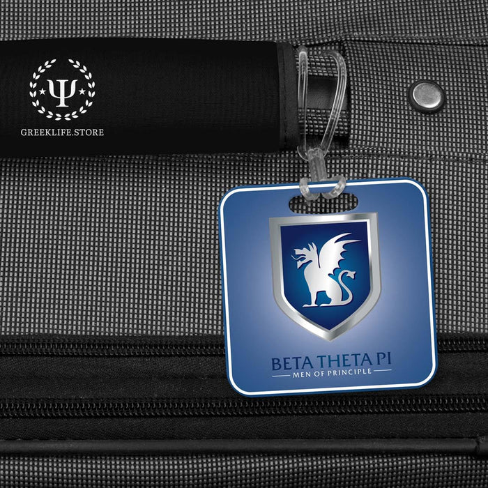 Beta Theta Pi Luggage Bag Tag (square) - greeklife.store