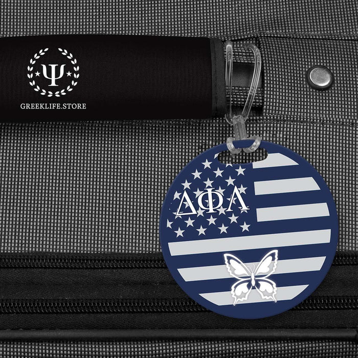 Delta Phi Lambda Luggage Bag Tag (round) - greeklife.store