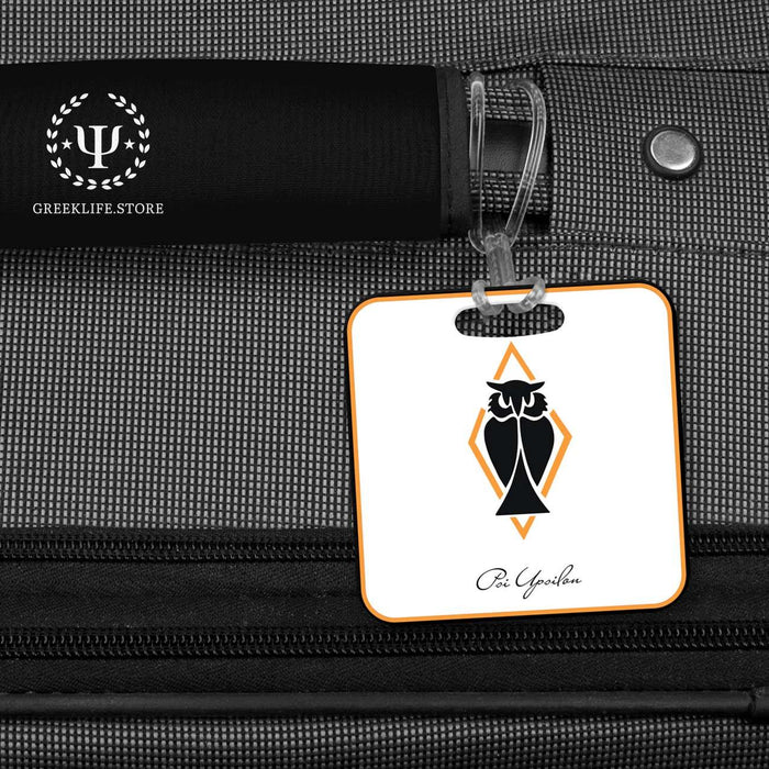 Psi Upsilon Luggage Bag Tag (square) - greeklife.store