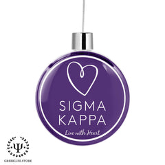 Sigma Kappa Christmas Ornament - Snowflake