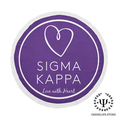 Sigma Kappa Beverage coaster round (Set of 4)