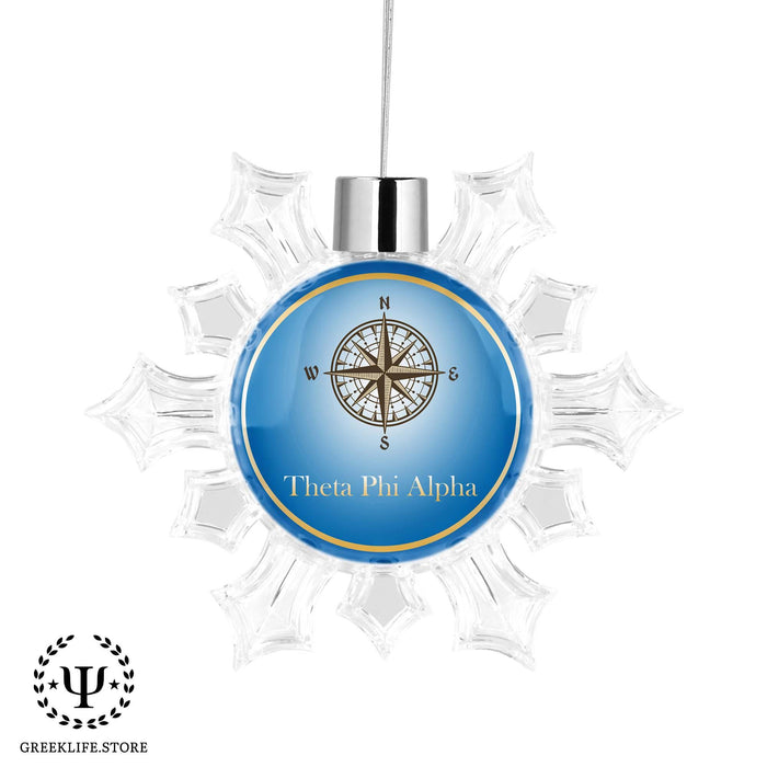 Theta Phi Alpha Christmas Ornament - Snowflake - greeklife.store