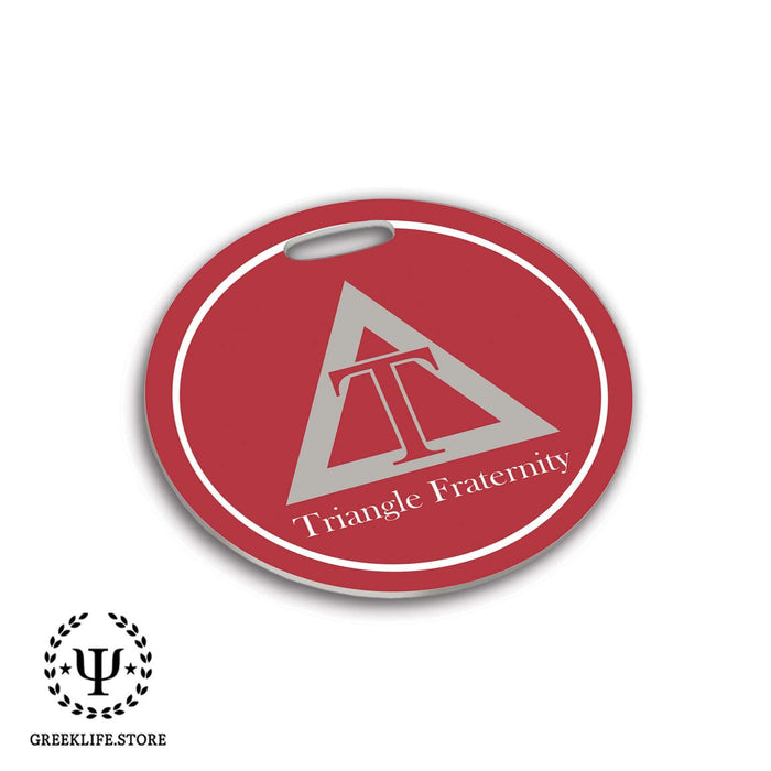 Triangle Fraternity Luggage Bag Tag (round) - greeklife.store