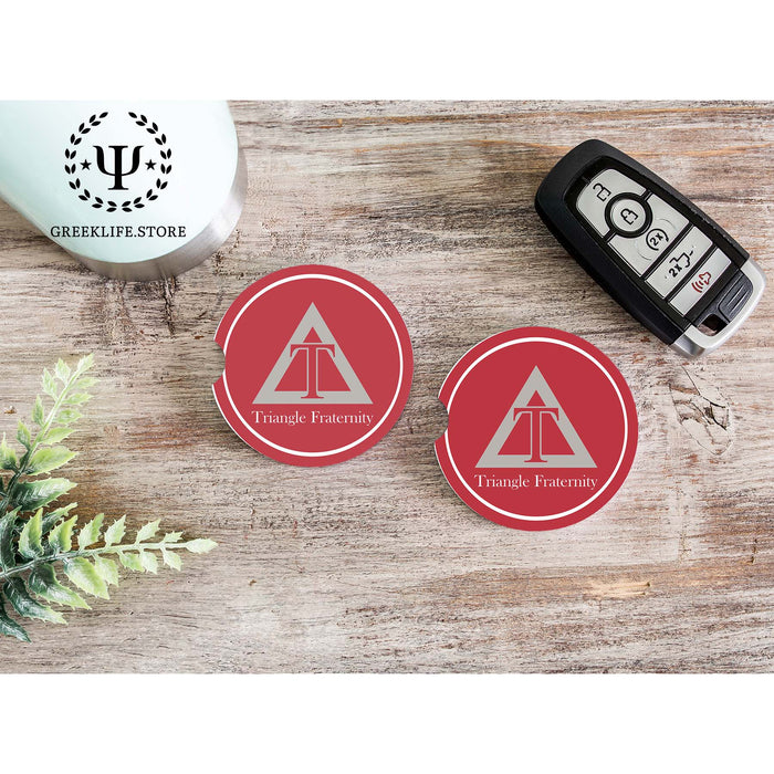 Triangle Fraternity Car Cup Holder Coaster (Set of 2)