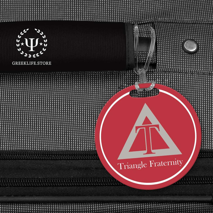 Triangle Fraternity Luggage Bag Tag (round) - greeklife.store