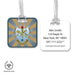 Sigma Delta Tau Luggage Bag Tag (square) - greeklife.store