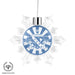 Lambda Sigma Upsilon Christmas Ornament - Snowflake - greeklife.store