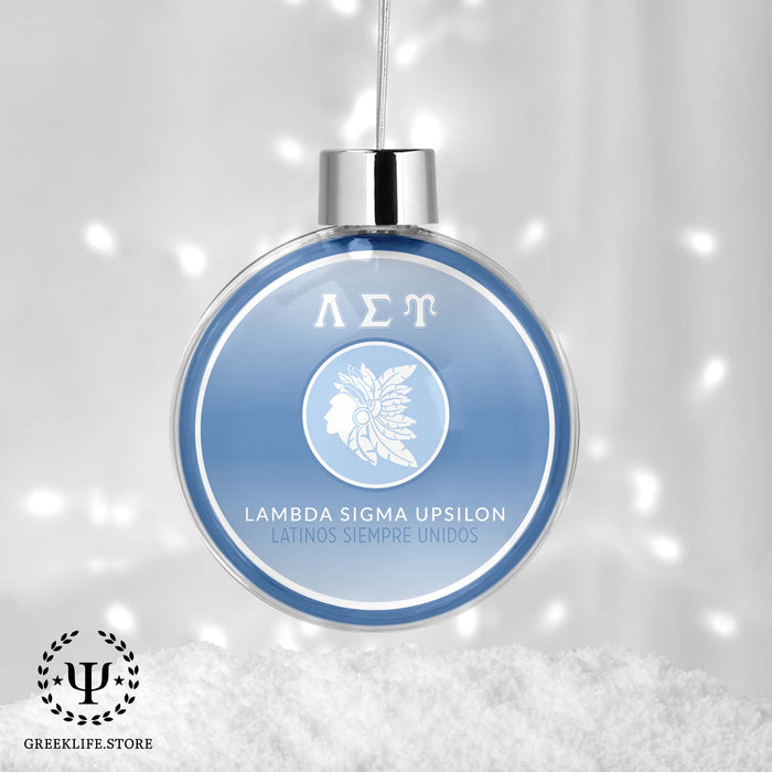 Lambda Sigma Upsilon Christmas Ornament - Ball