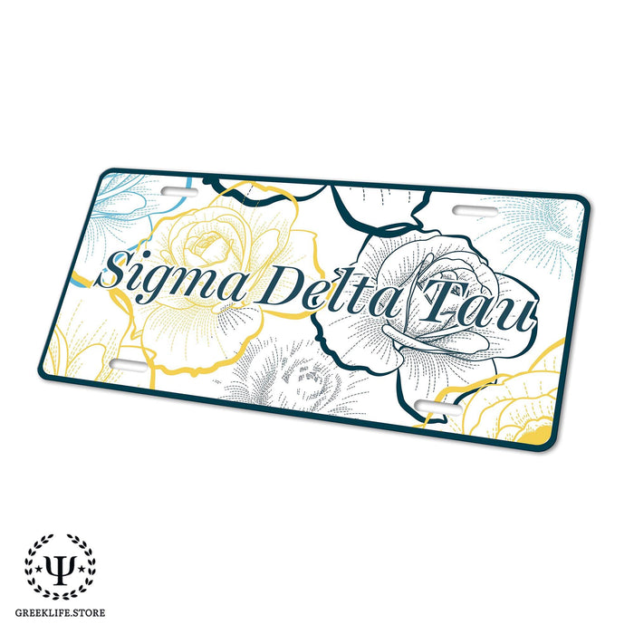 Sigma Delta Tau Decorative License Plate - greeklife.store