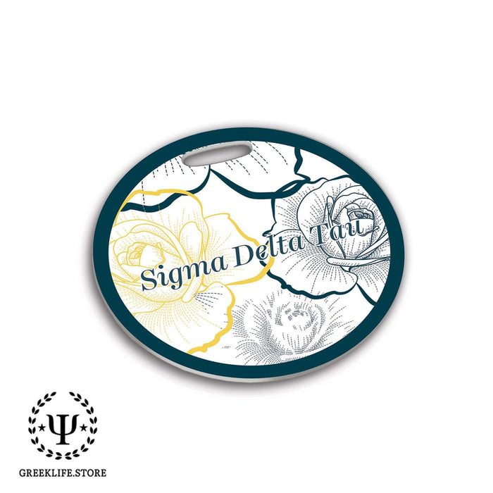 Sigma Delta Tau Luggage Bag Tag (round) - greeklife.store