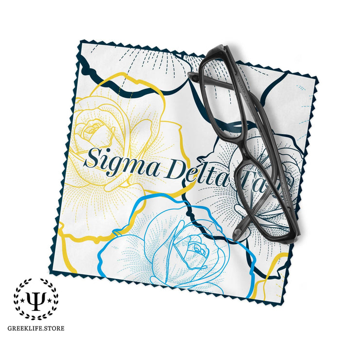 Sigma Delta Tau Eyeglass Cleaner & Microfiber Cleaning Cloth - greeklife.store