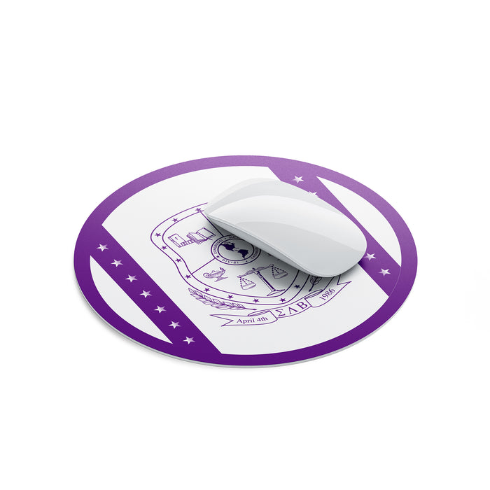 Sigma Lambda Beta Mouse Pad Round