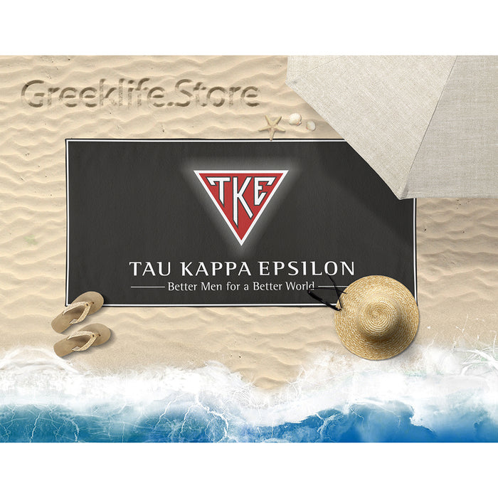 Tau Kappa Epsilon Beach & Bath Towel Rectangle 30″ × 60″