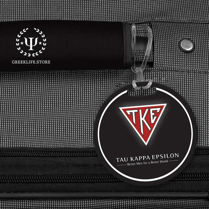 Tau Kappa Epsilon Luggage Bag Tag (round) - greeklife.store