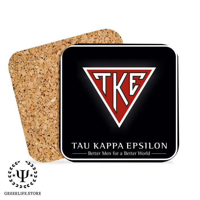 Tau Kappa Epsilon Beverage Coasters Square (Set of 4) - greeklife.store