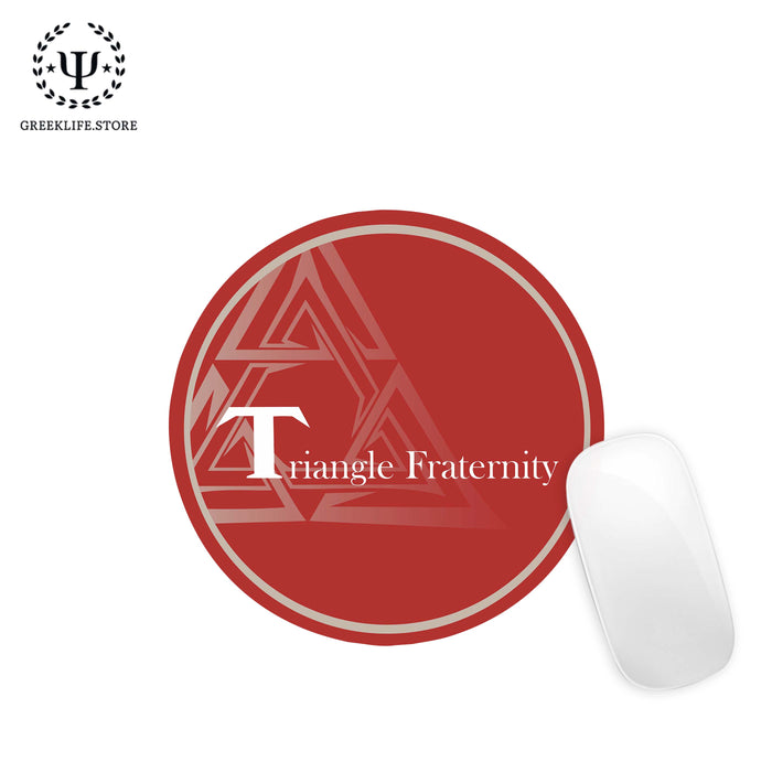 Triangle Fraternity Mouse Pad Round