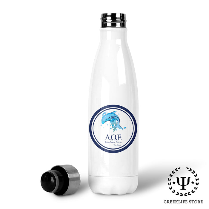 Alpha Omega Epsilon Stainless Steel Thermos Water Bottle 17 OZ