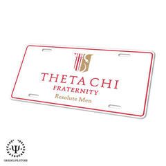 Theta Chi Decorative License Plate