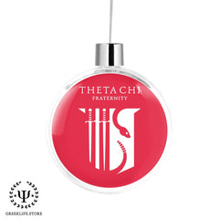 Theta Chi Christmas Ornament - Ball