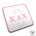 Kappa Delta Chi Beverage Coasters Square (Set of 4) - greeklife.store