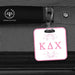 Kappa Delta Chi Luggage Bag Tag (square) - greeklife.store
