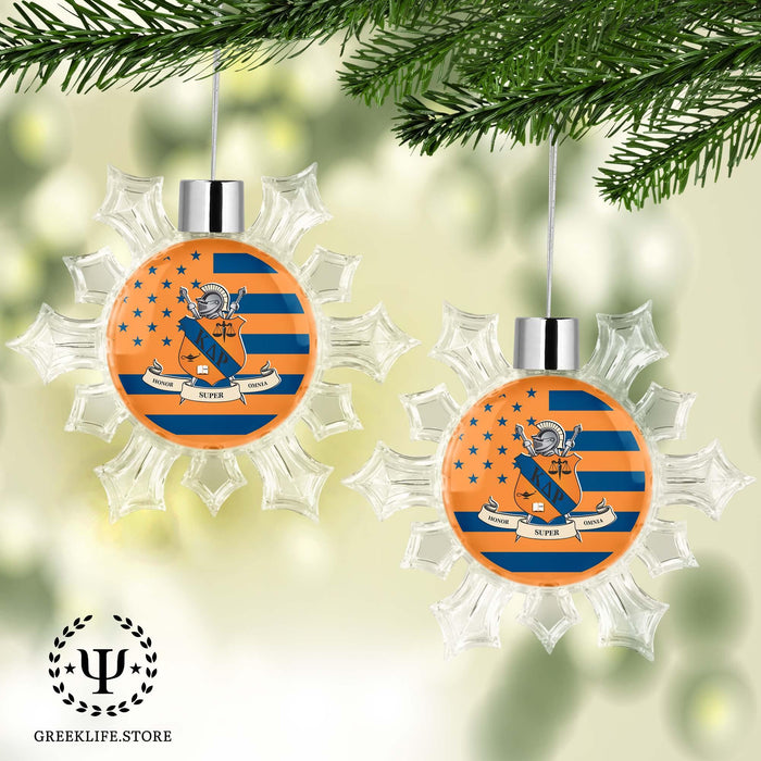 Kappa Delta Rho Christmas Ornament - Snowflake - greeklife.store