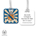 Kappa Delta Rho Luggage Bag Tag (square) - greeklife.store