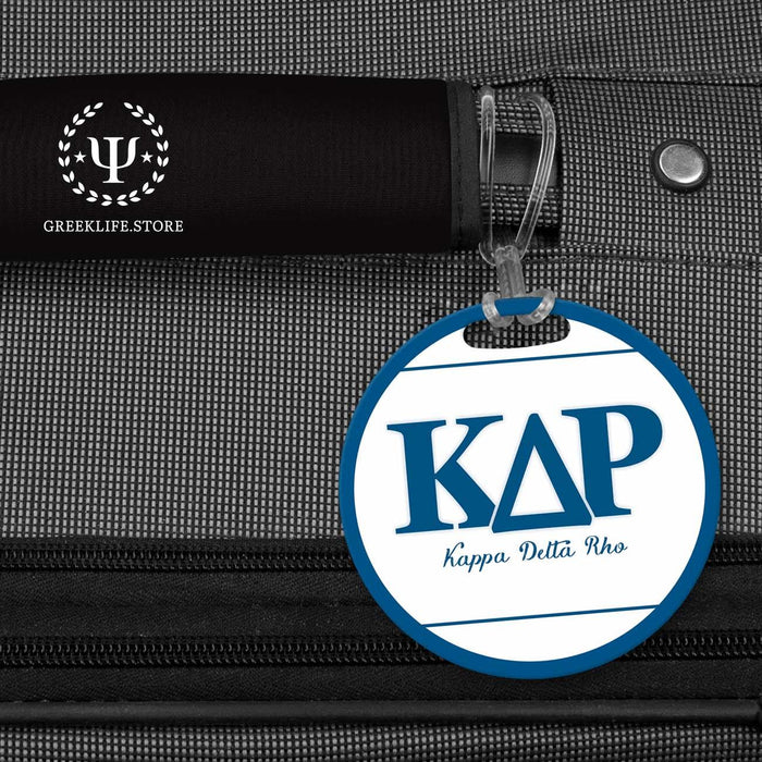 Kappa Delta Rho Luggage Bag Tag (round) - greeklife.store