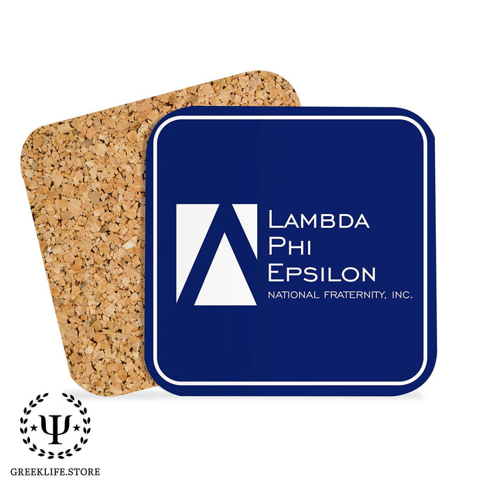 Lambda Phi Epsilon Beverage Coasters Square (Set of 4) - greeklife.store