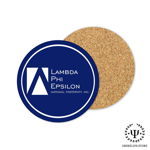 Lambda Phi Epsilon Beverage coaster round (Set of 4) - greeklife.store