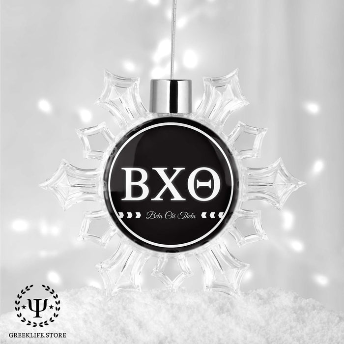 Beta Chi Theta Christmas Ornament - Snowflake - greeklife.store