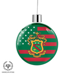 Phi Kappa Psi Christmas Ornament Flat Round
