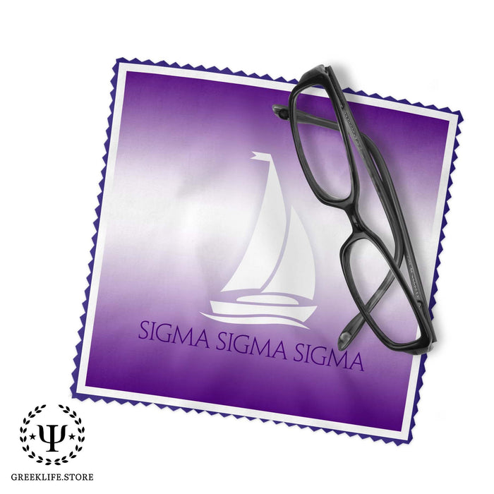 Sigma Sigma Sigma Eyeglass Cleaner & Microfiber Cleaning Cloth - greeklife.store