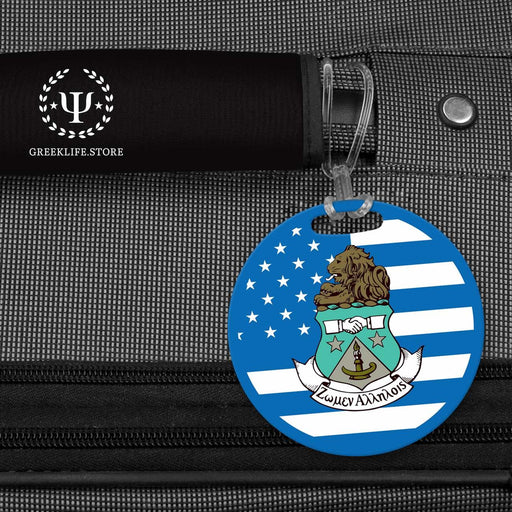 Alpha Delta Pi Luggage Bag Tag (round) - greeklife.store