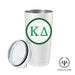 Kappa Delta Stainless Steel Tumbler - 20oz - Ringed Base - greeklife.store