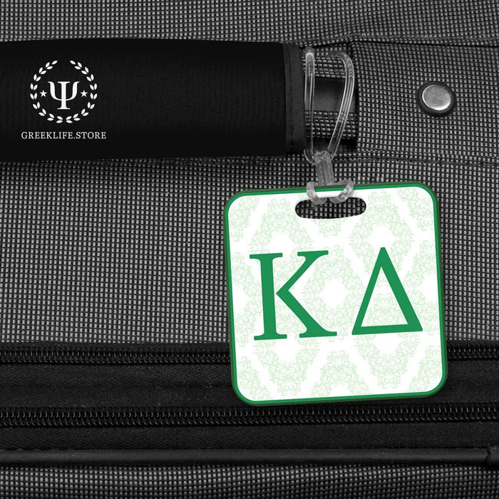 Kappa Delta Luggage Bag Tag (square) - greeklife.store