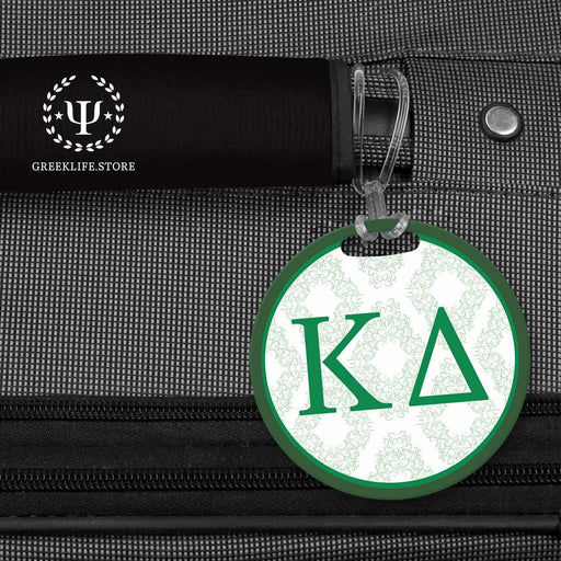 Kappa Delta Luggage Bag Tag (round) - greeklife.store